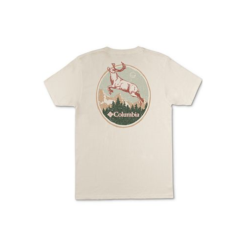 Columbia Mens Soaring Deer Logo Graphic T-Shirt