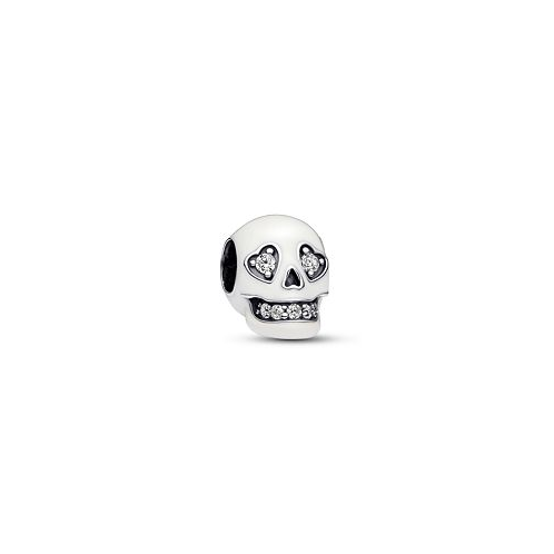 Pandora Sterling Silver Glow-in-The-Dark Skull Charm