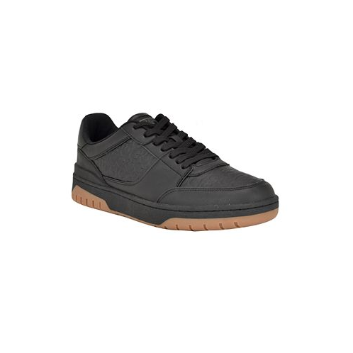 GUESS Mens Nivi Lace Up Low Top Fashion Sneakers