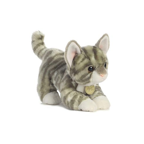 Aurora Small Grey Tabby Kitten Miyoni Tots Adorable Plush Toy Gray 9