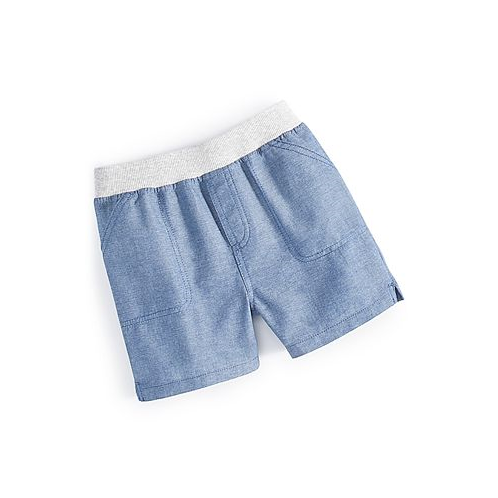 First Impressions Baby Boys Cotton Chambray Shorts
