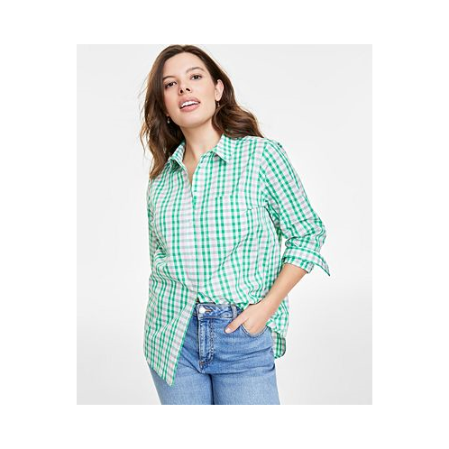 On 34th Womens Collared Button-Down Shirt XXS-4X Created for Macys
