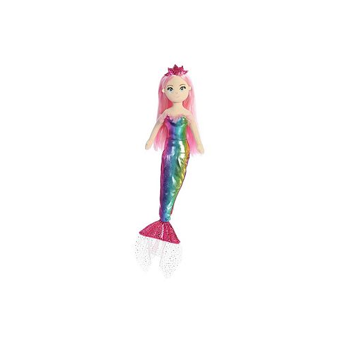 Aurora Large Nanda Sea Sparkles Enchanting Plush Toy Pink 18