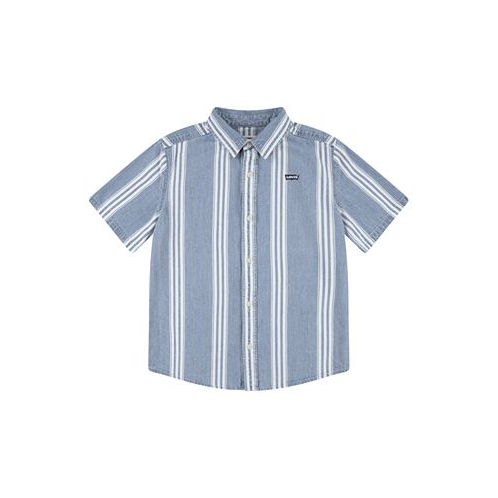 Levis Little Boys Short Sleeve Woven Button-Up Shirt