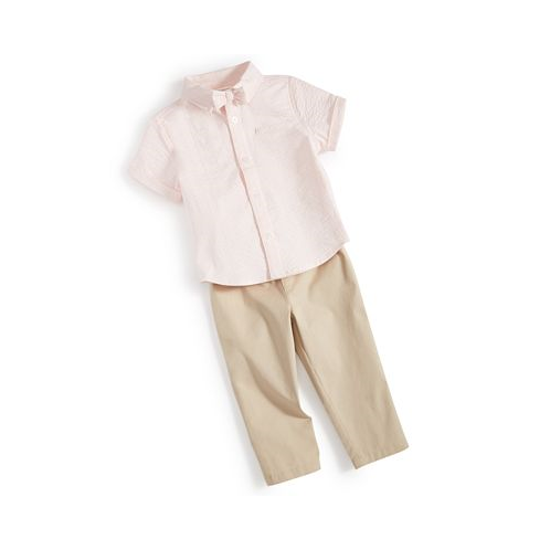 First Impressions Baby Boys Button-Down Shirt and Chino Pants 2 Piece Set