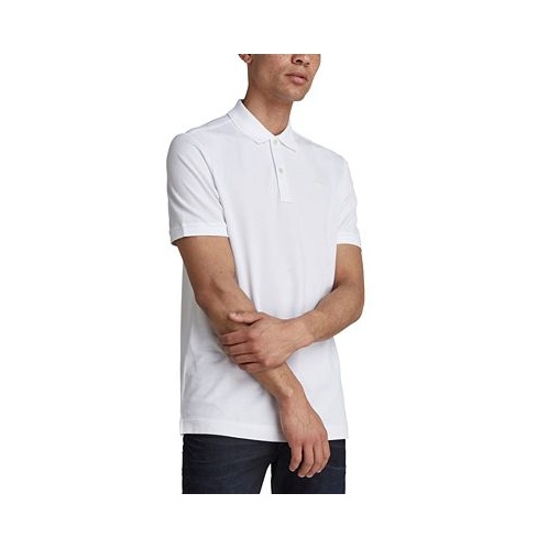 G-Star Raw Mens Dunda Slim Fit Short-Sleeve Logo Polo Shirt