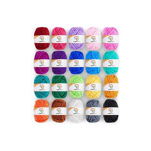 Jumbl Acrylic Yarn for Crocheting 20 Crochet Yarn for Crafts