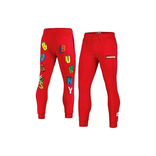 Freeze Max Mens Bugs Bunny Red Looney Tunes Big Letter Pants