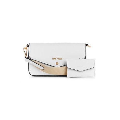 Nine West Peaches Small Crossbody Flap Bag and Card Case