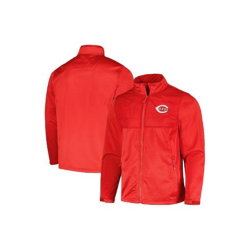 Dunbrooke Mens Heather Red Cincinnati Reds Explorer Full-Zip Jacket