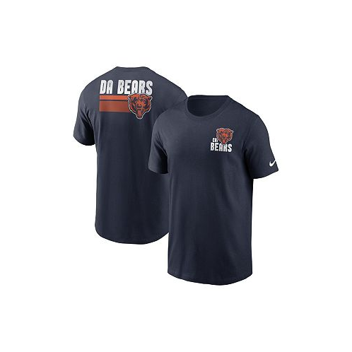 Nike Mens Navy Chicago Bears Blitz Essential T-shirt
