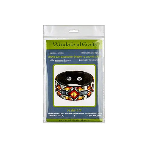Wonderland Crafts Bead embroidery kit on artificial leather