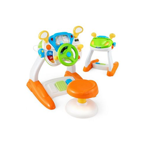 Slickblue Kids Steering Wheel Pretend Play Toy Set with Lights and Sounds