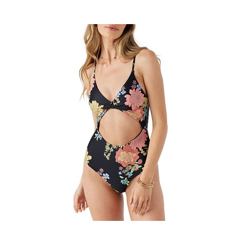 ONeill Womens Kali Floral-Print One-Piece Swimsuit