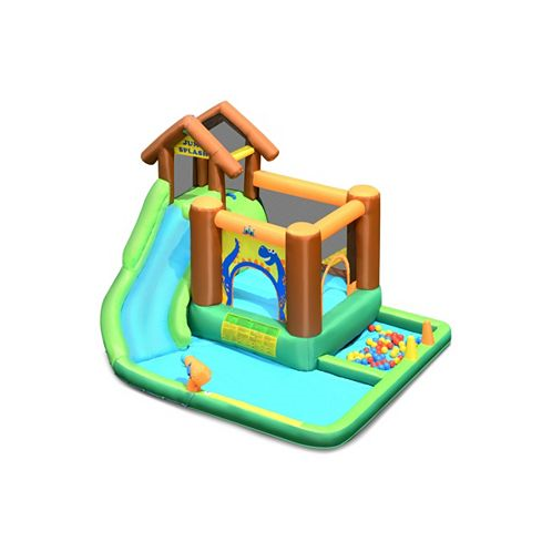 SUGIFT Inflatable Waterslide Bounce House Climbing Wall without Blower