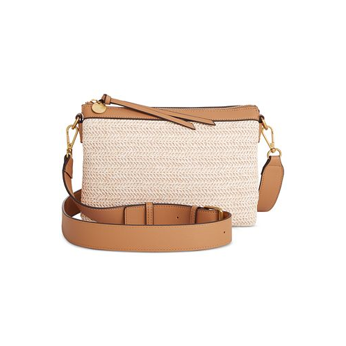 Style & Co East West Small Straw Crossbody