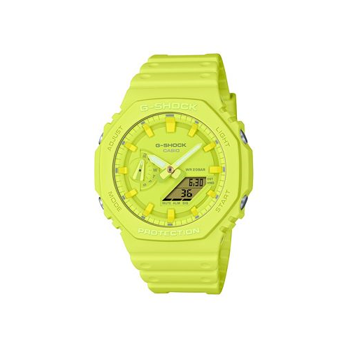 G-Shock Mens Analog Digital Yellow Resin Watch 45.4mm GA2100-9A9