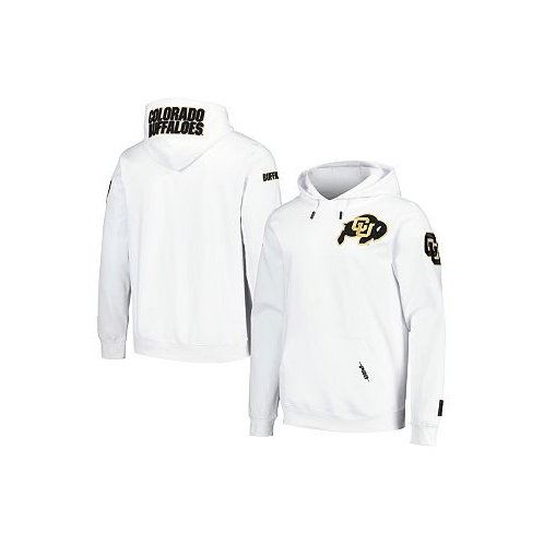 Pro Standard Mens White Colorado Buffaloes Classic Pullover Hoodie