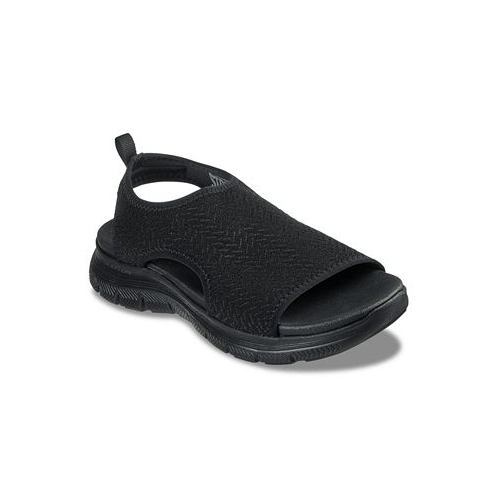 Skechers Womens Flex Appeal 4.0 - Livin in this Slip-On Walking Sandals from Finish Line