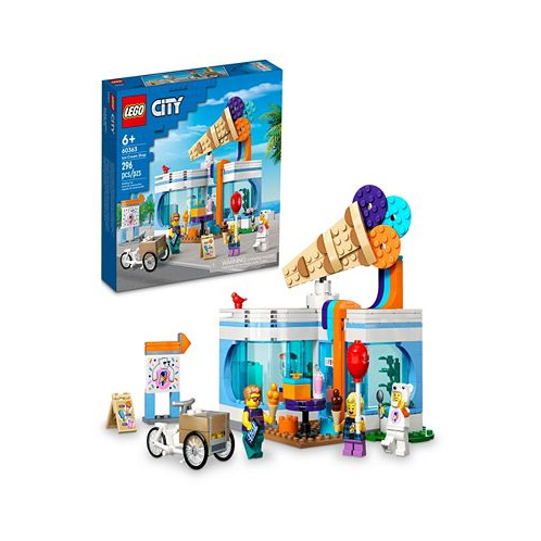 LEGO City 60363 Toy Ice Cream Shop Building Set with Minifigures