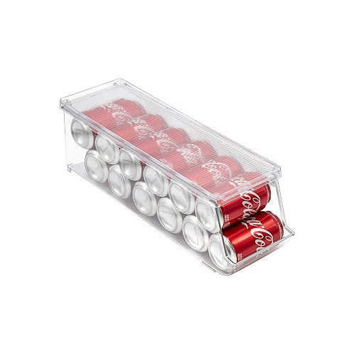 Sorbus Clear 12-Can Organizer with Lid