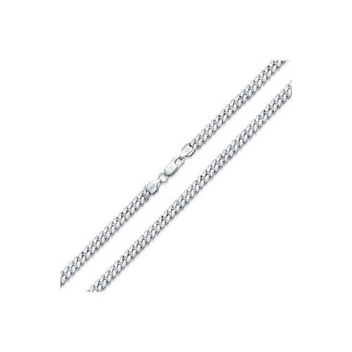 Bling Jewelry Solid .925 Sterling Silver 150 Gauge 5MM Heavy Curb Miami Cuban Chain Necklace For Men Nickel-Free 20 Inch