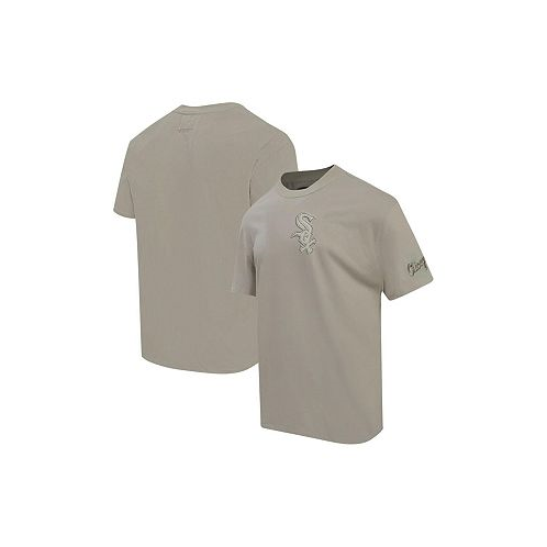 Pro Standard Mens Tan Chicago White Sox Neutral Drop Shoulder T-shirt