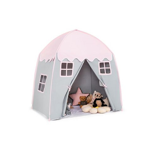 SUGIFT Pink Portable Indoor Kids Play Castle Tent