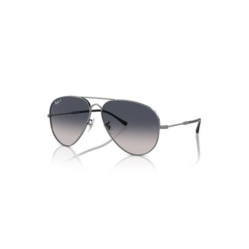Ray-Ban Unisex Polarized Sunglasses Old Aviator Rb3825