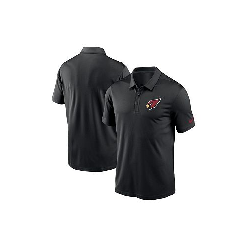 Nike Mens Black Arizona Cardinals Franchise Team Logo Performance Polo Shirt