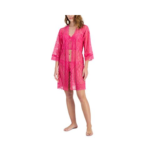 I.N.C. International Concepts Womens Embellished Lace Robe