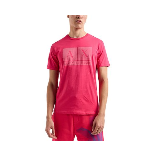 A|X Armani Exchange Mens Regular-Fit Logo T-Shirt