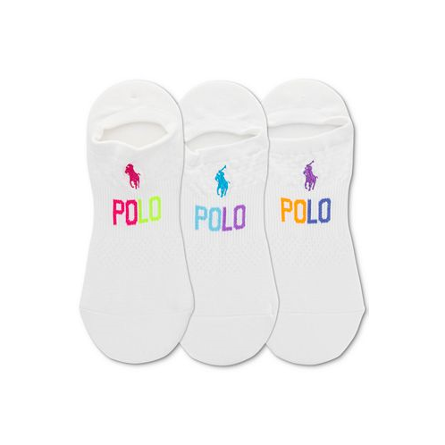 Polo Ralph Lauren Womens 3-Pk. No Show Mesh Liner Socks