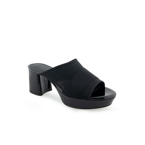 Aerosoles Womens Carma Platform Slide Sandals