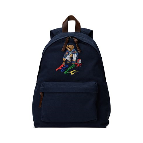 Polo Ralph Lauren Mens Embroidered Canvas Backpack