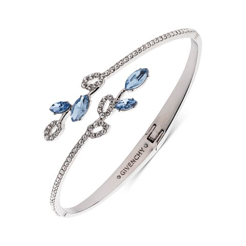 Givenchy Pave & Color Crystal Bypass Bangle Bracelet