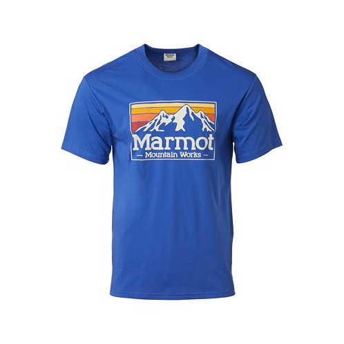 Marmot Mens Mountain Works Gradient Logo Graphic Short-Sleeve T-Shirt