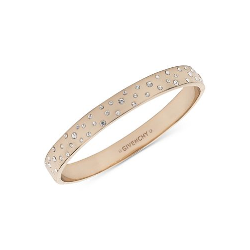 Givenchy Gold-Tone Pave Sprinkle Bangle Bracelet