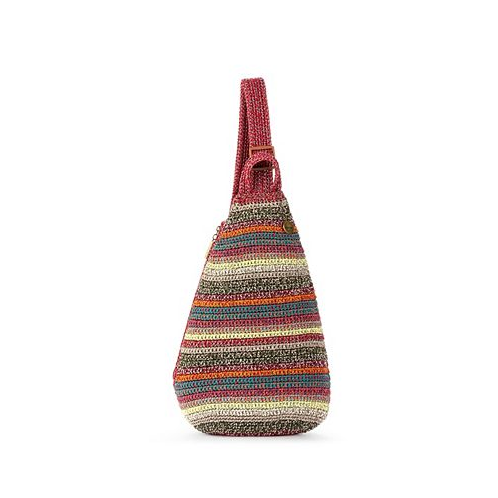 The Sak Womens Geo Crochet Sling Backpack
