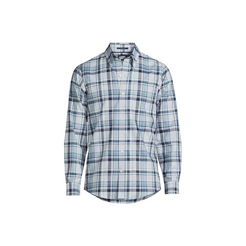 Lands End Big & Tall Traditional Fit No Iron Twill Shirt