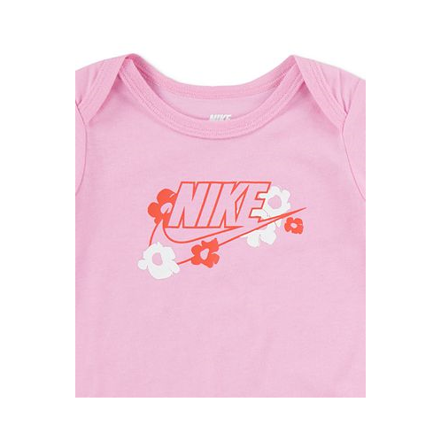 Nike Baby Girls Bodysuit and Floral Leggings Set