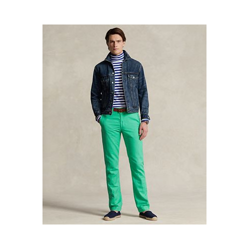 Polo Ralph Lauren Mens Straight-Fit Linen-Cotton Pants