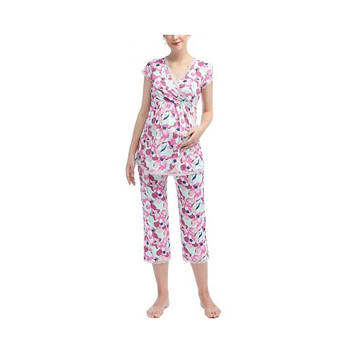 Kimi + kai Maternity Addison Nursing Pajama Set