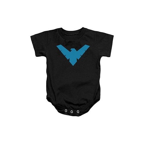 Batman Baby Girls Baby Nightwing Symbol Snapsuit
