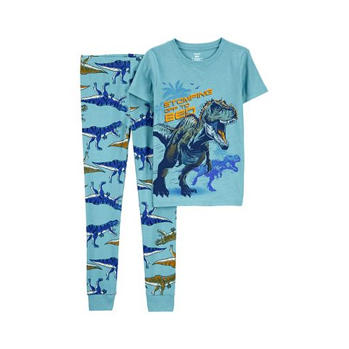 Carters Big Boys 2 Piece Dinosaur 100% Snug Fit Cotton Pajamas