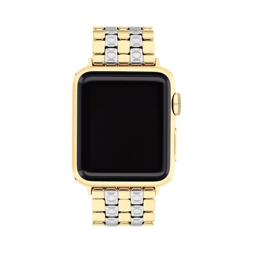 COACH Womens Two Tone Stainless Steel Apple Strap 38mm/40mm/41mm