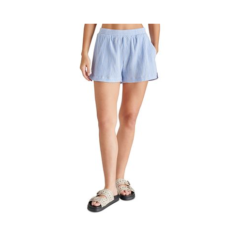 Steve Madden Womens Caral Cotton High-Rise Boxer Shorts