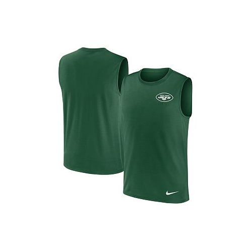 Nike Mens Green New York Jets Muscle Tank Top