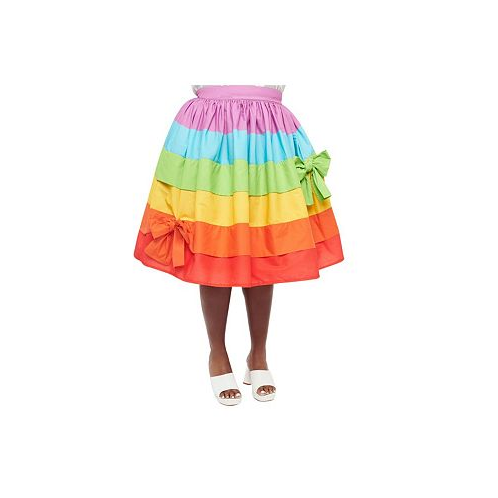 Unique Vintage Plus Size 1950s Gellar Swing Skirt