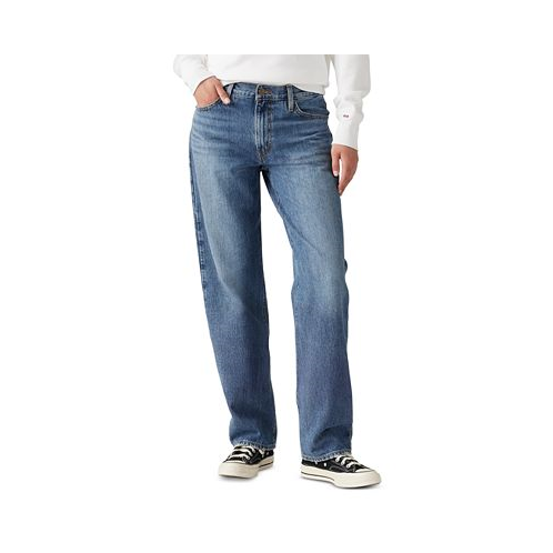 Levis Womens Mid Rise Cotton 94 Baggy Jeans